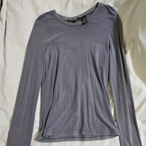 Planet Gold Grey Long Sleeve Shirt
